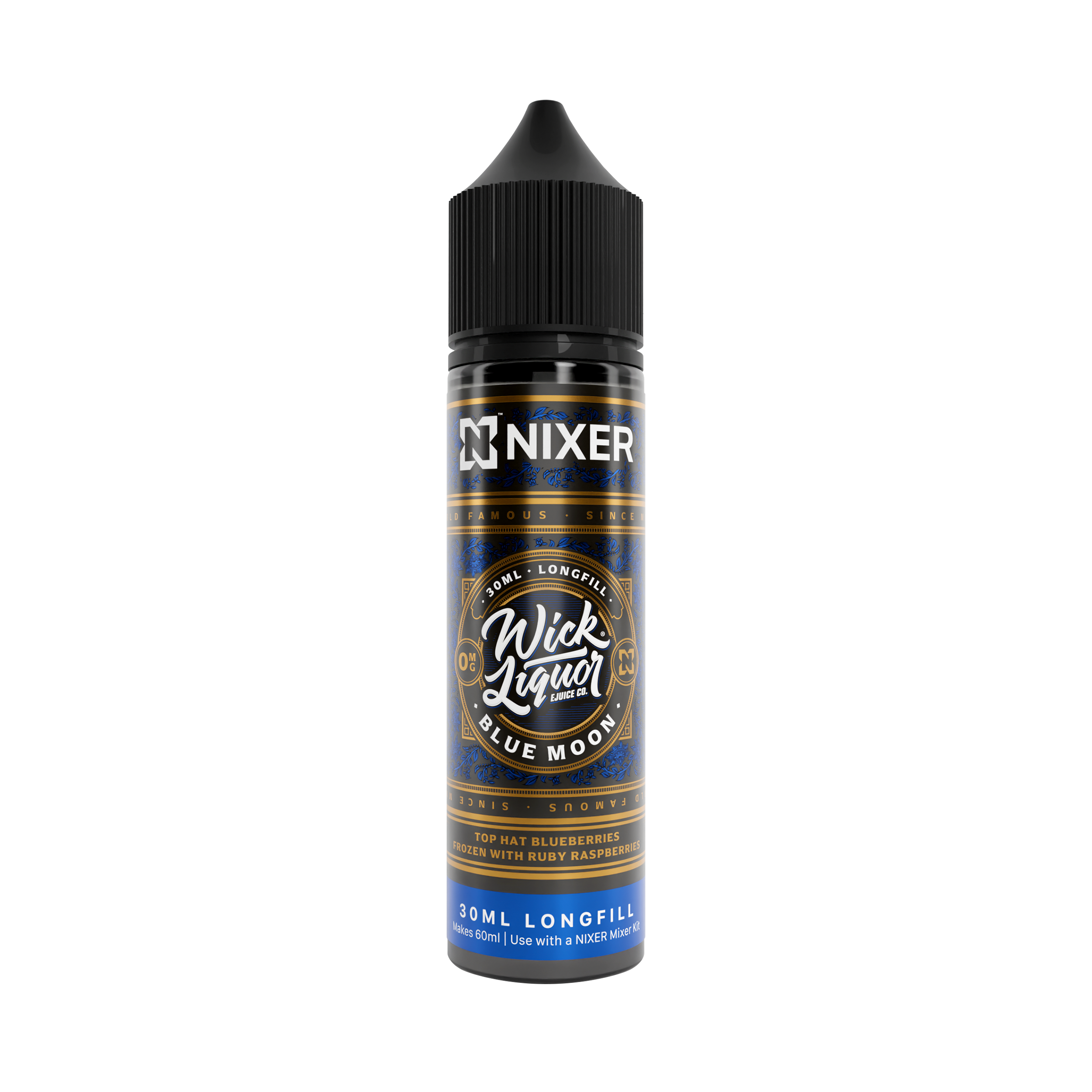 NIXER Bar, Fusion - Wick Liquor, Blue Moon (Longfill)